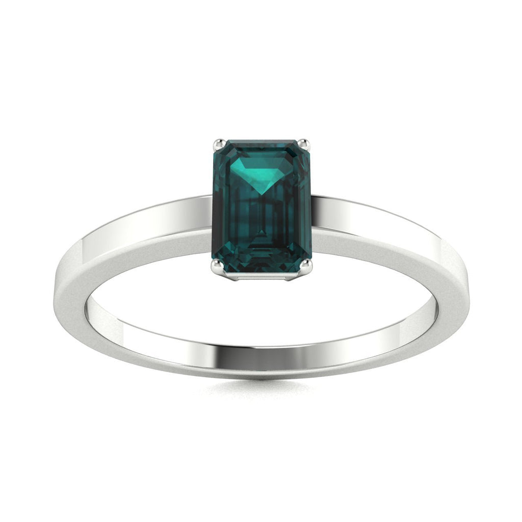 Alexandrite and hot sale emerald ring