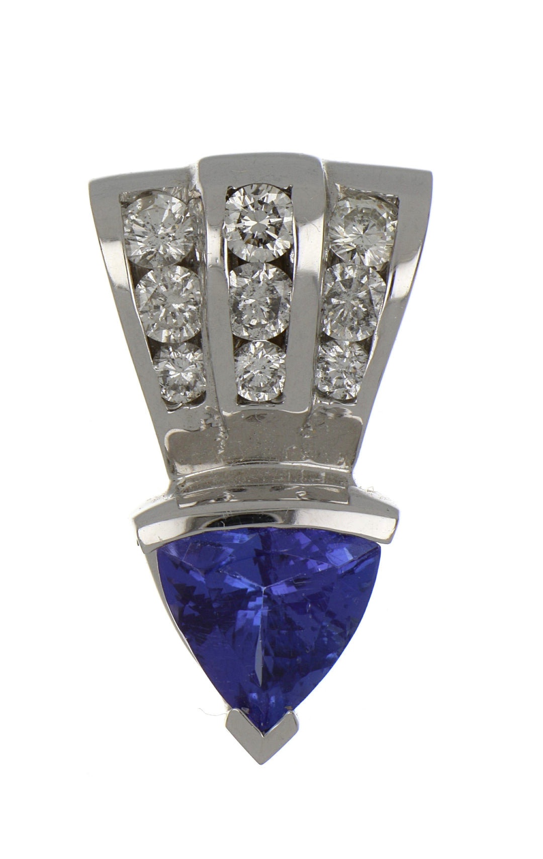 Tanzanite Ladies Pendant (Tanzanite 1.65 cts. White Diamond 0.62 cts.)