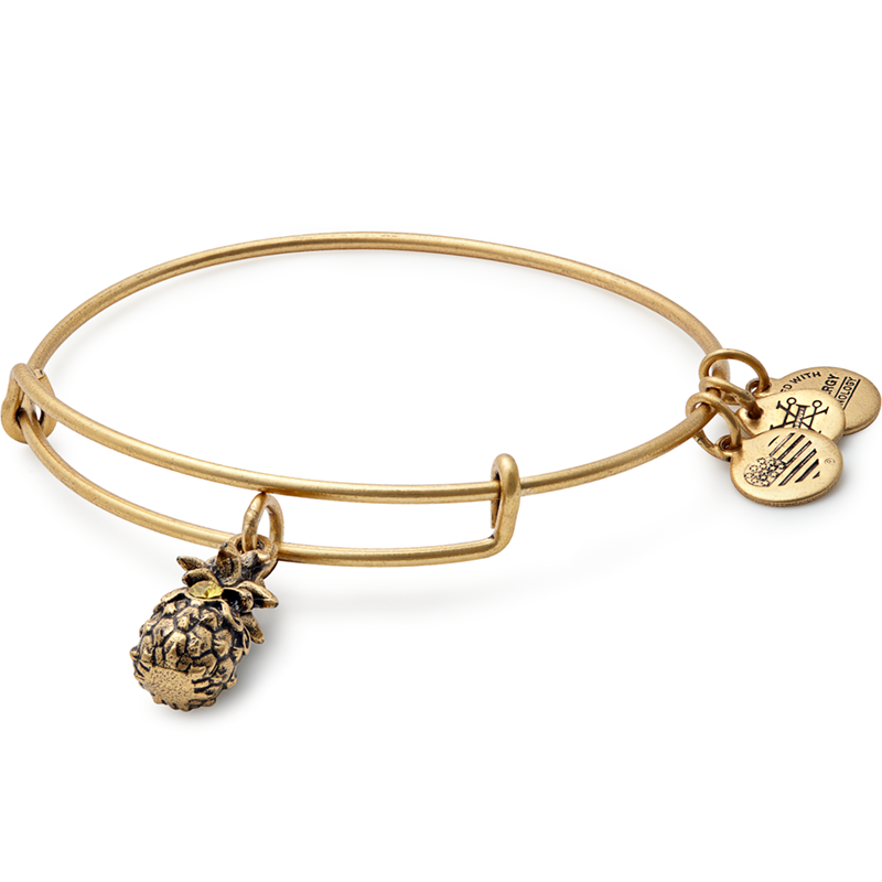 ALEX AND ANI Pineapple Charm Bangle