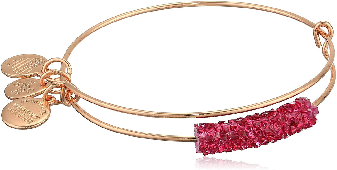 ALEX AND ANI Raspberry Lips Fine Rocks Bracelet