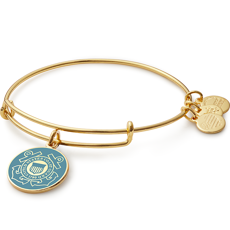 ALEX AND ANI U.S. Coast Guard Charm Bangle