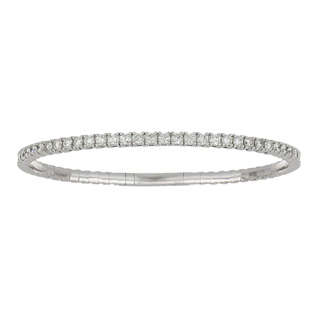 White Diamond Bangle (White Diamond 4.12 cts.)