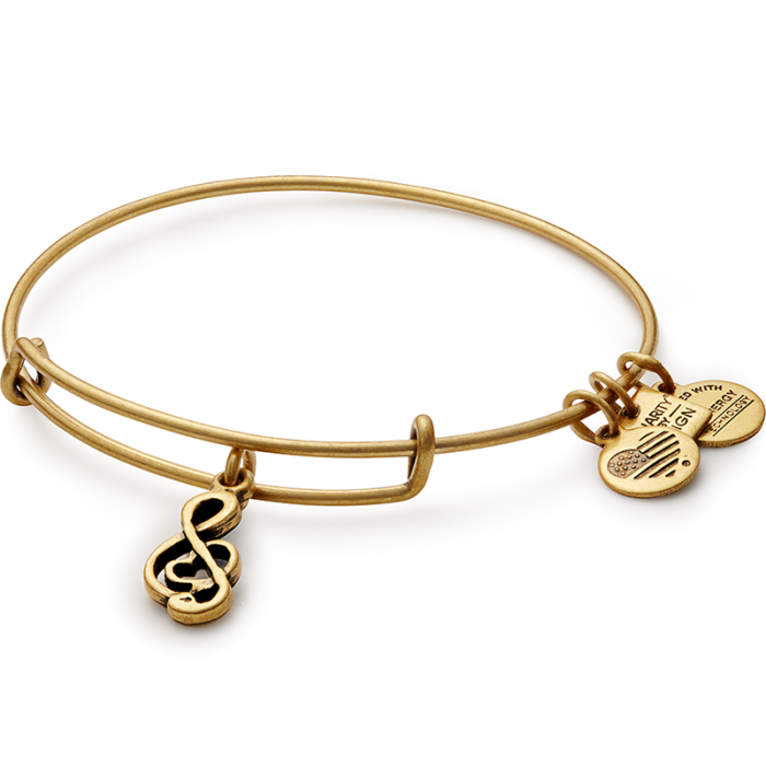 ALEX AND ANI Charity by Design, Sweet Melody Bracelet Rafaelian Gold Finish