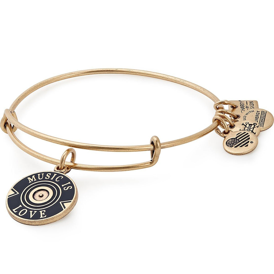 ALEX AND ANI Music is Love Charm Bangle