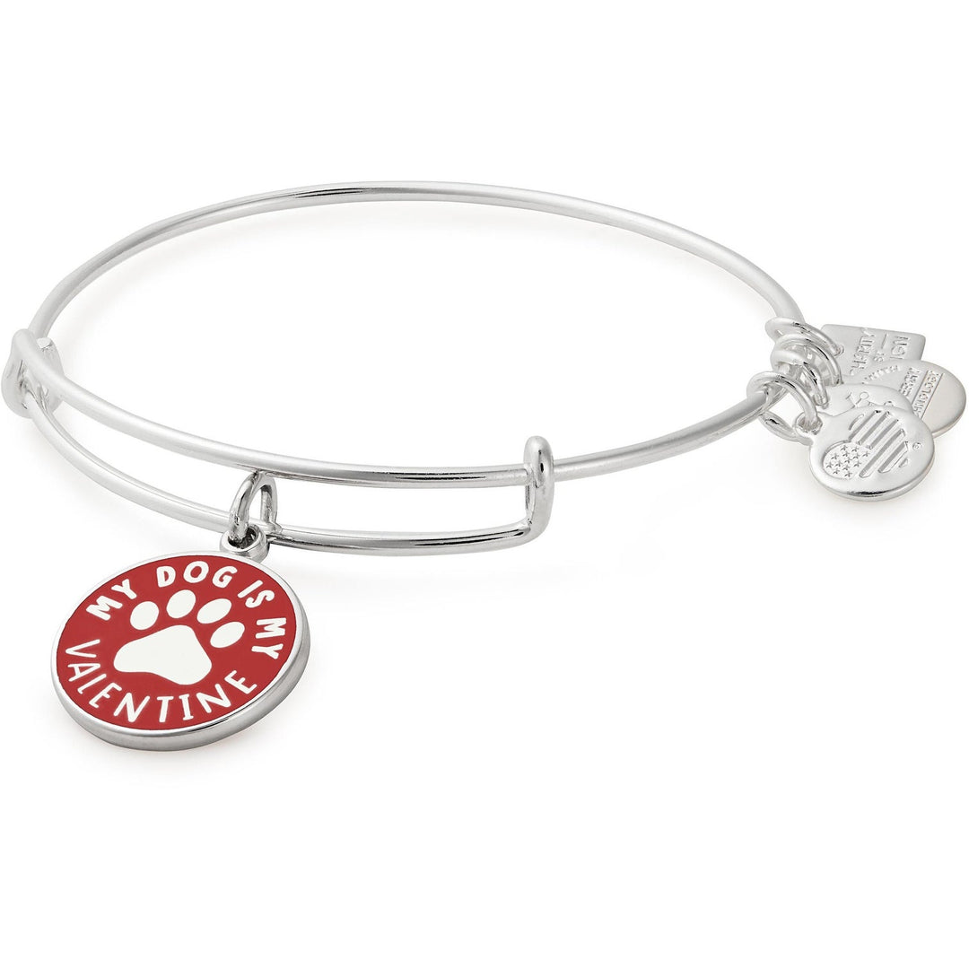 ALEX AND ANI Charity By Design, My Dog Is My Valentine Bracelet