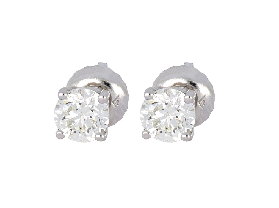 White Diamond Ladies Earrings (White Diamond 0.76 cts.)