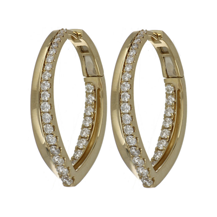 White Diamond Ladies Earrings (White Diamond 1.49 cts.)