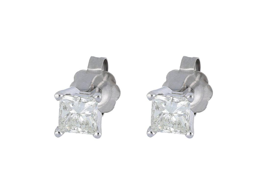 White Diamond Earrings (White Diamond 0.48 cts)