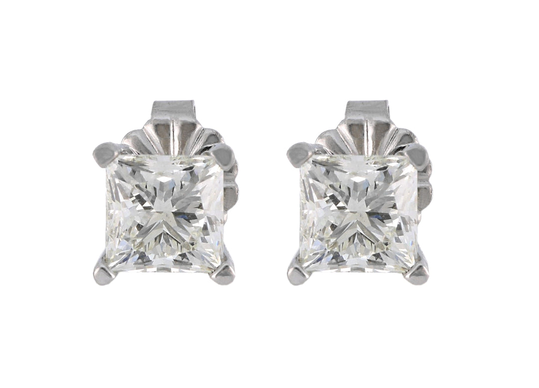 Ladies Earrings White Diamond (White Diamond 1.43 cts.)