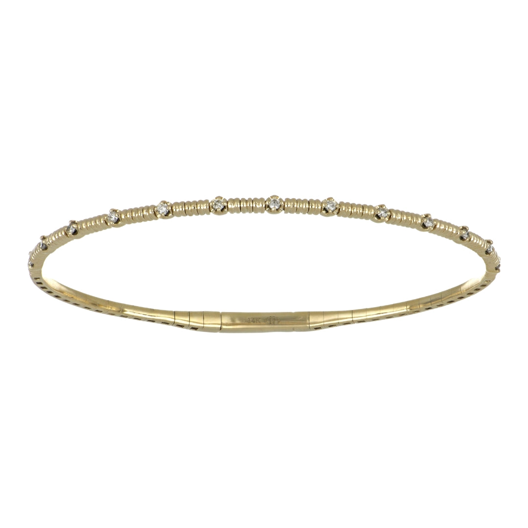 White Diamond Bangle (White Diamond 0.2 cts.)