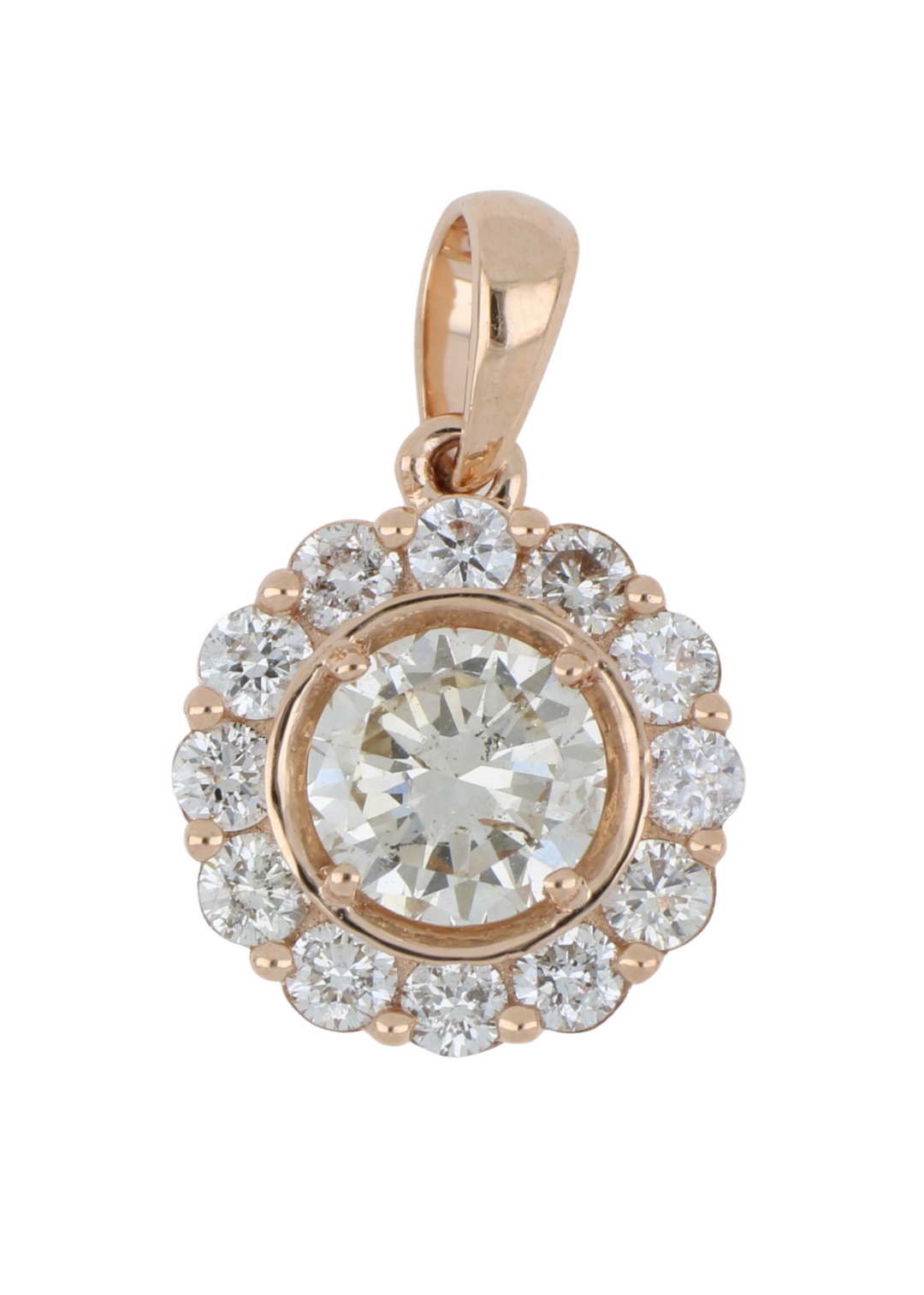 White Diamond Ladies Pendant (White Diamond 0.78 cts.)