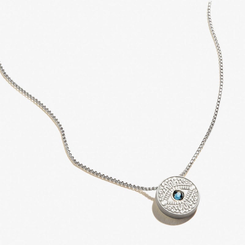 ALEX AND ANI Evil Eye Crystal Necklace