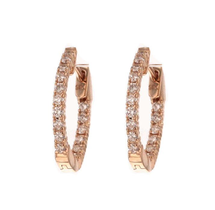 White Diamond Ladies Earrings (White Diamond 0.47 cts.)