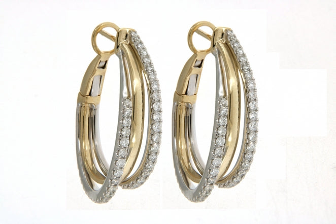 White Diamond Ladies Earrings (White Diamond 1.2 cts.)