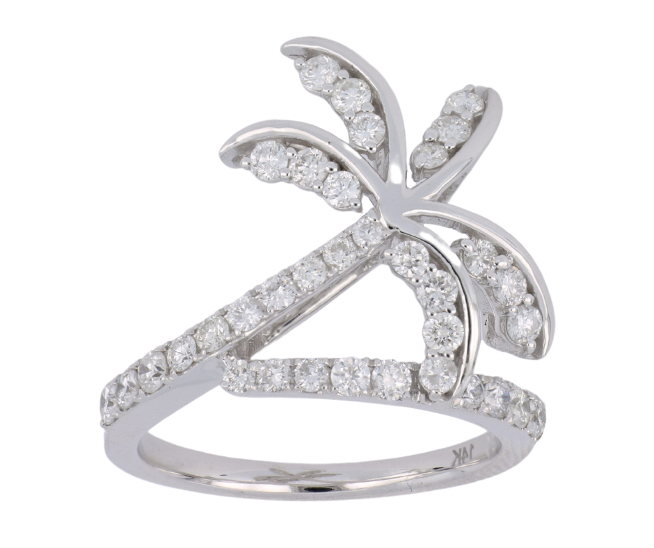 White Diamond Ladies Ring (White Diamond 0.97 cts.)