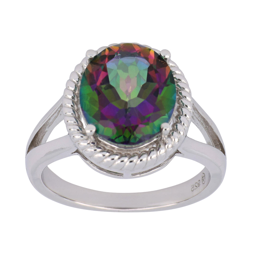 Rainbow Topaz Ladies Ring (Rainbow Topaz 5.03 cts.)