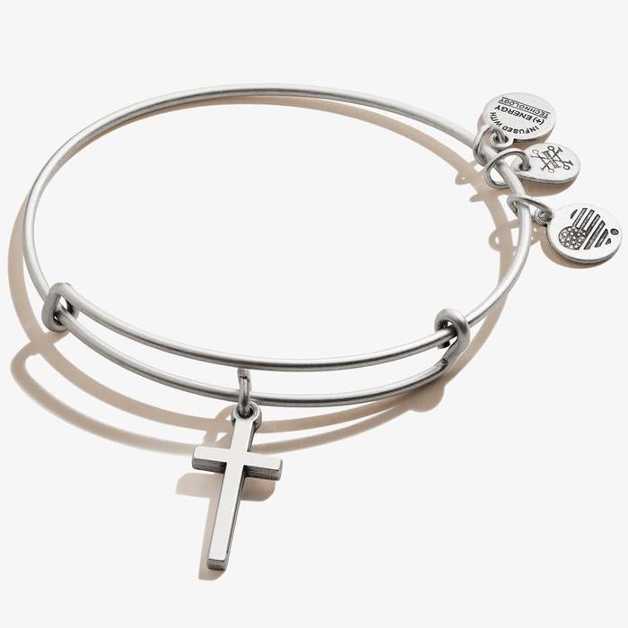 ALEX AND ANI Cross Charm Bangle Not Net