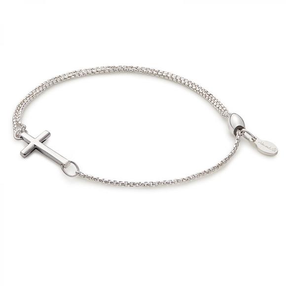 ALEX AND ANI Cross Pull Chain Bracelet Not Net