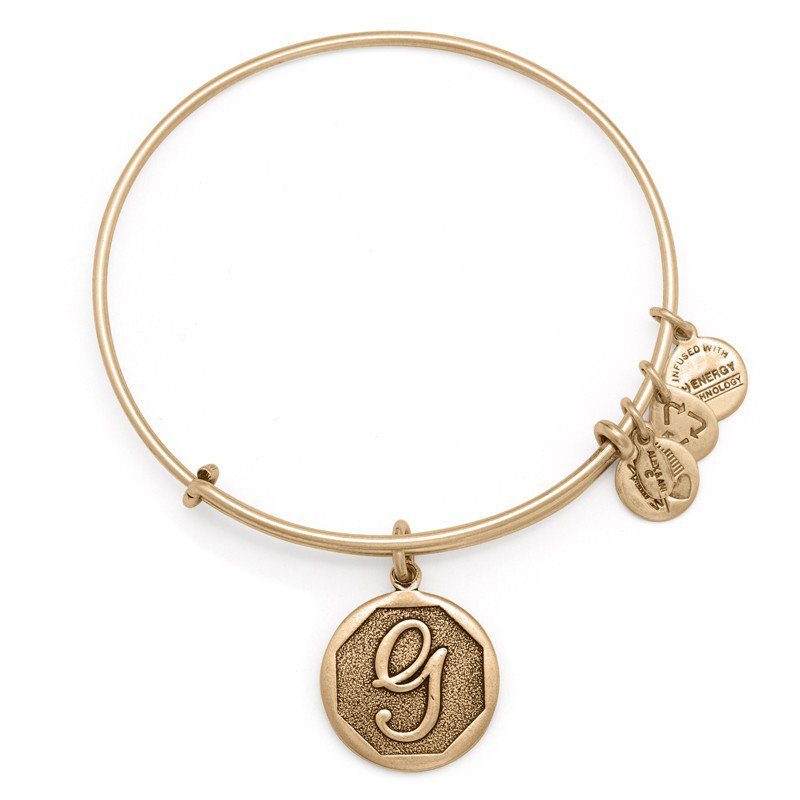 ALEX AND ANI Initial G Charm Bangle Not Net