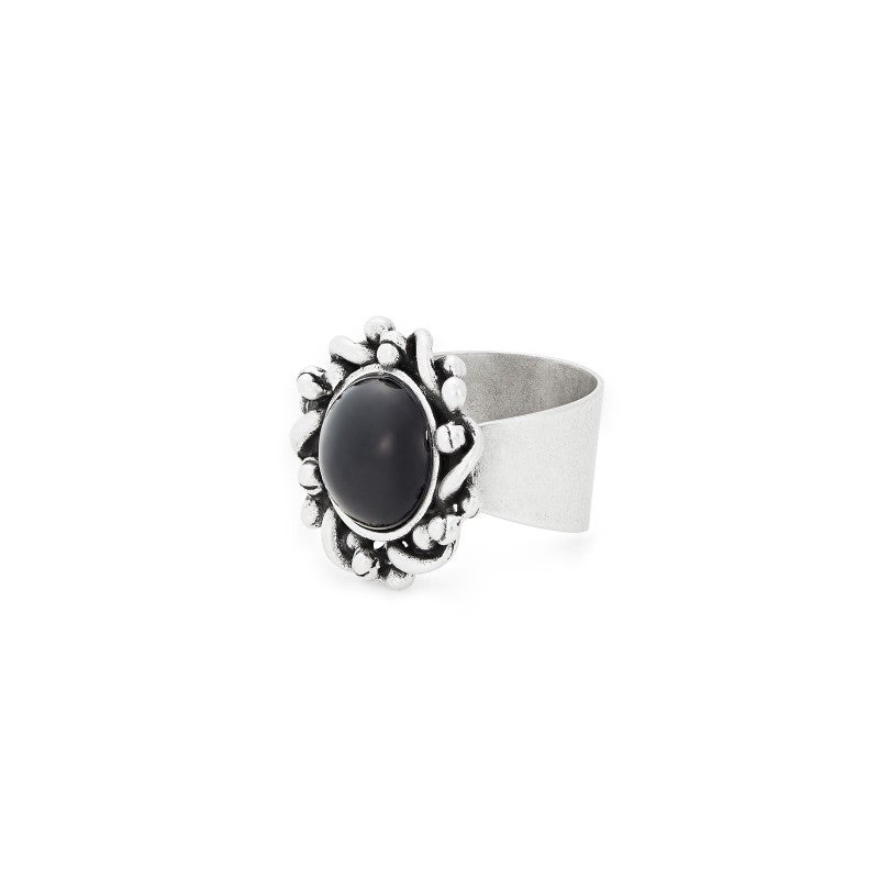 ALEX AND ANI Onyx Cocktail Ring Not Net