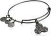 ALEX AND ANI Triskelion Bangle Midnight Silver Not Net