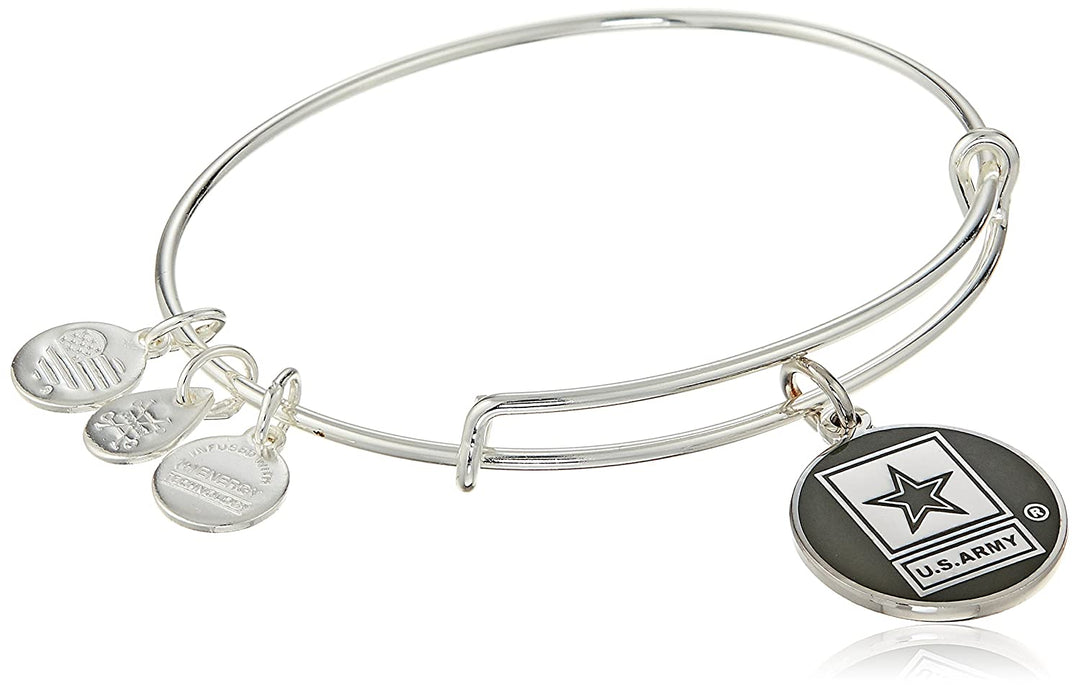 ALEX AND ANI U.S. Army Charm Bangle Not Net