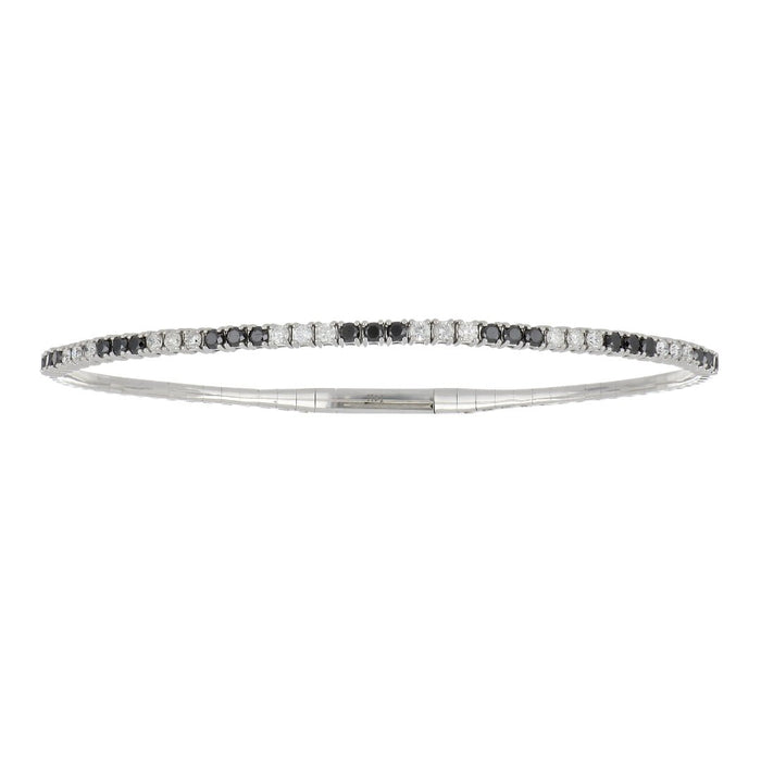 Black Diamond Bangle (Black Diamond 0.62 cts. White Diamond 0.41 cts.) Not Net