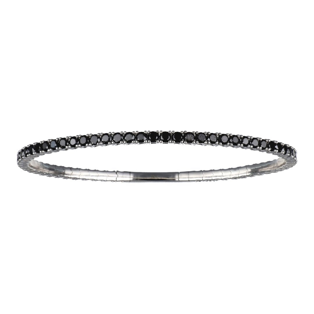 Black Diamond Bangle (Black Diamond 4.39 cts.) Not Net