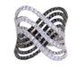 Black Diamond Ladies Ring (White Diamond 1.73 cts. Black Diamond 1.44 cts.) Not Net