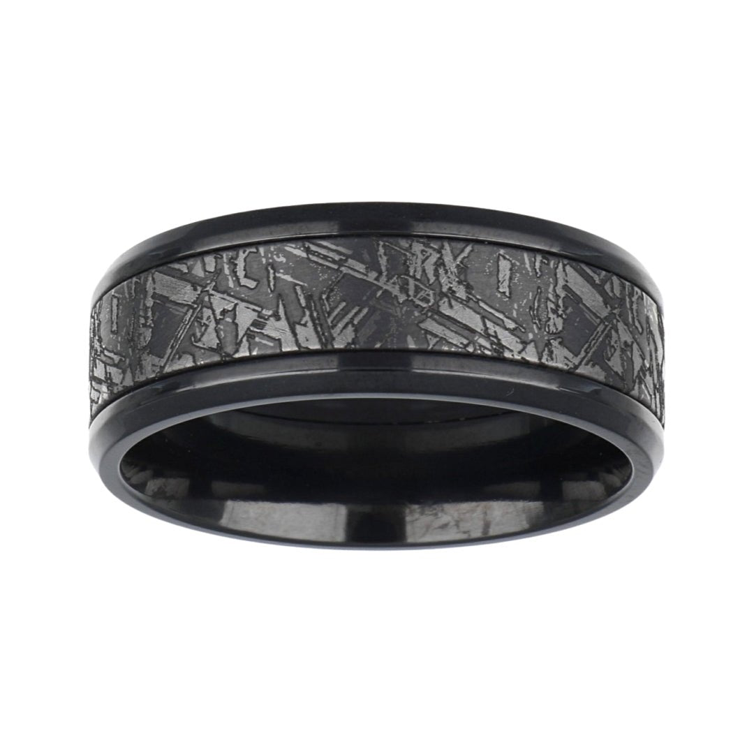 Black Titanium/Grey Tantalum Men's Ring Not Net