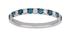 Blue Diamond Ladies Ring (Blue Diamond 0.24 cts. White Diamond 0.18 cts.) Not Net