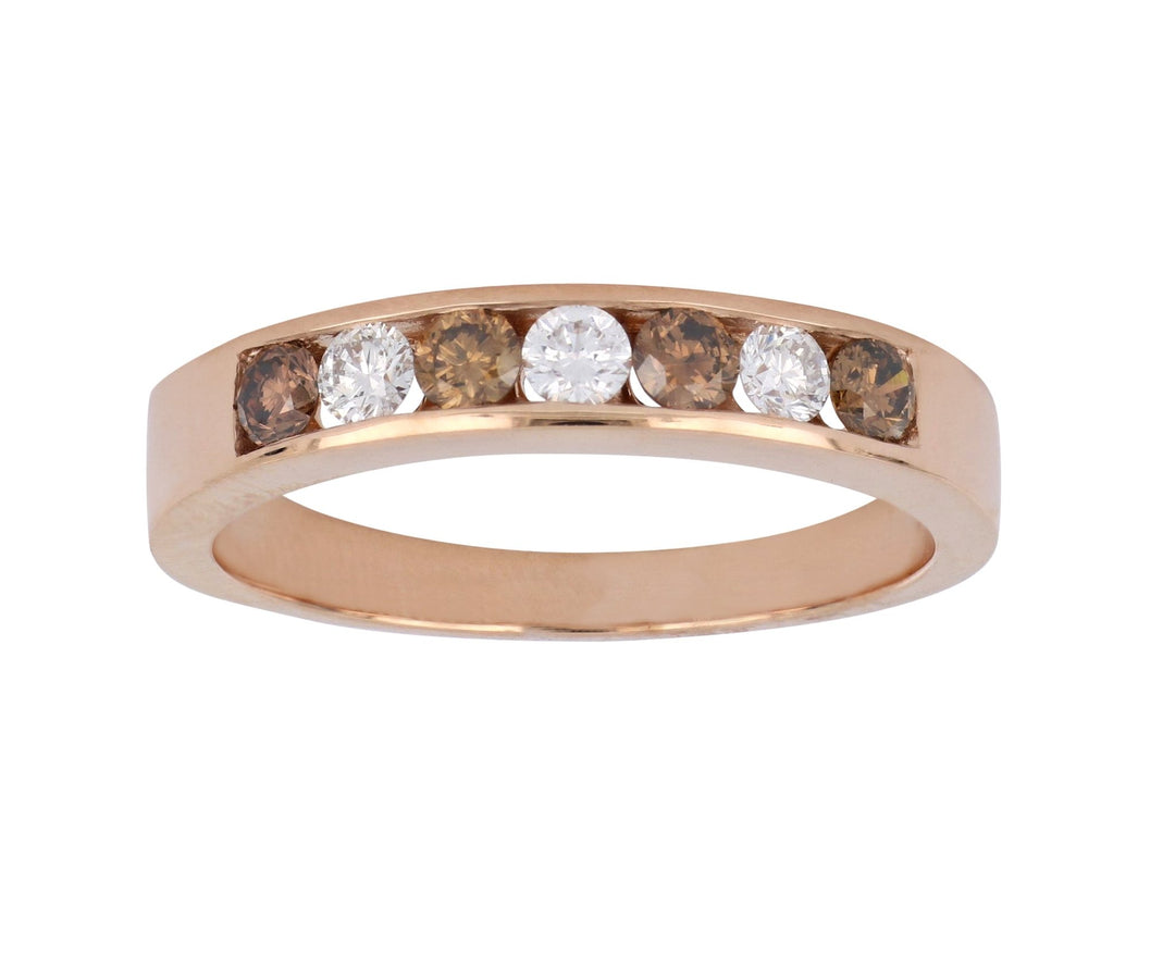 Brown Diamond Ladies Ring (Brown Diamond 0.29 cts. White Diamond 0.21 cts.) Not Net