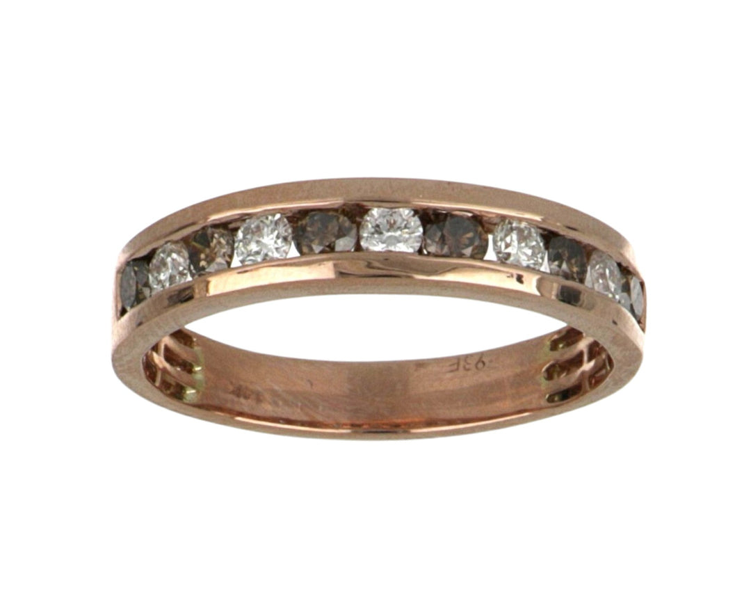 Brown Diamond Ladies Ring (Brown Diamond 0.54 cts. White Diamond 0.39 cts.) Not Net