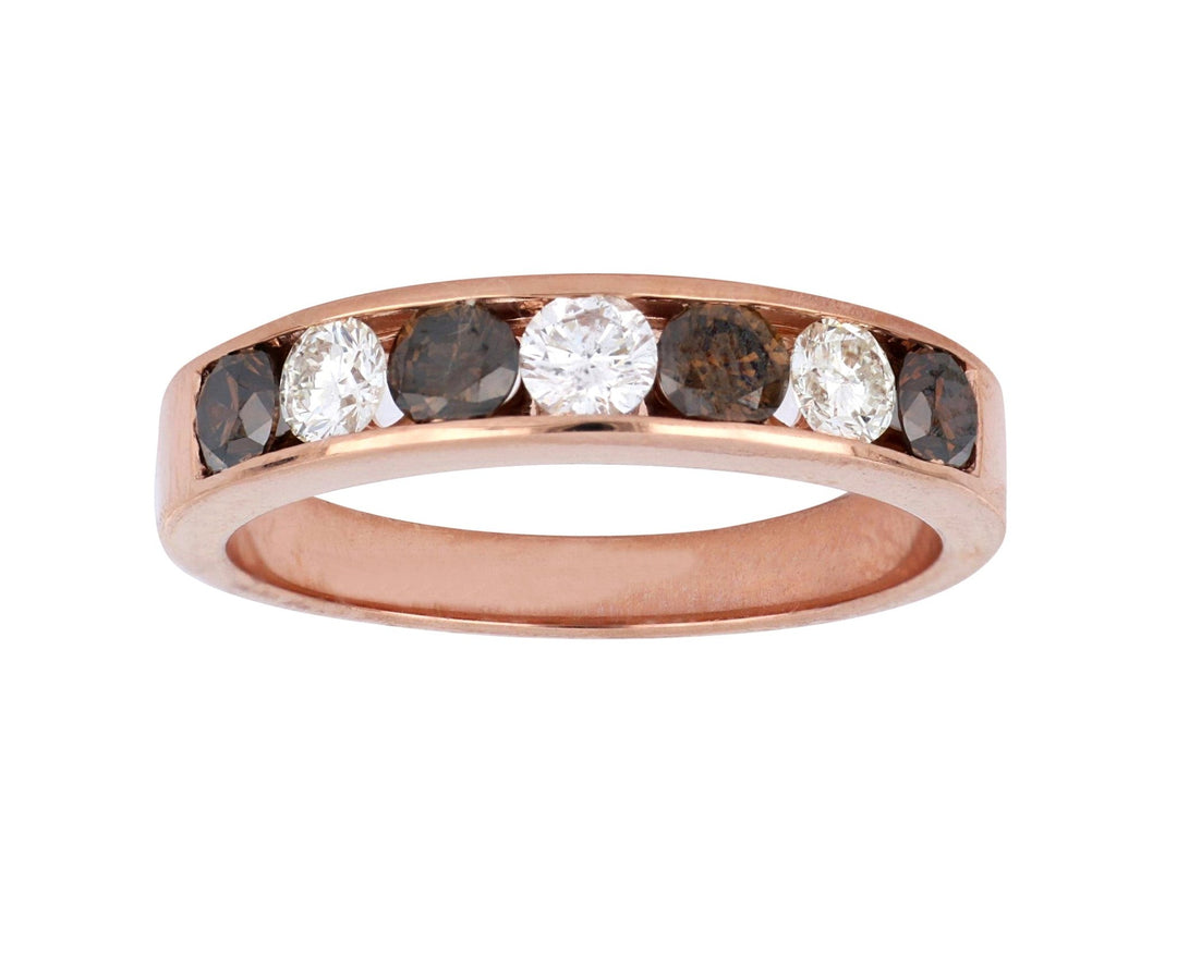 Brown Diamond Ladies Ring (Brown Diamond 0.61 cts. White Diamond 0.39 cts.) Not Net