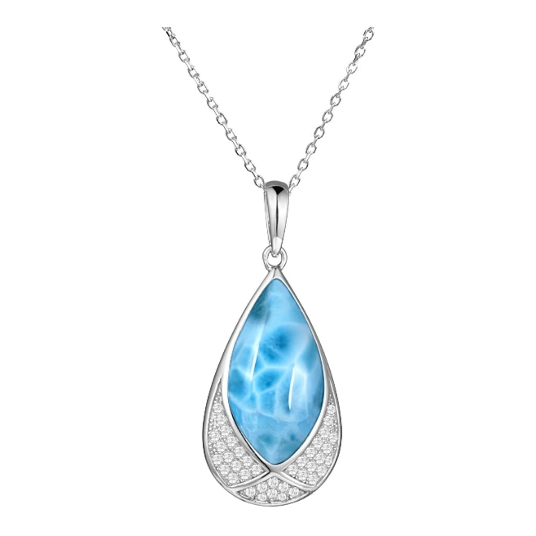 Larimar Pendant (Cubic Zirconia) Not Net