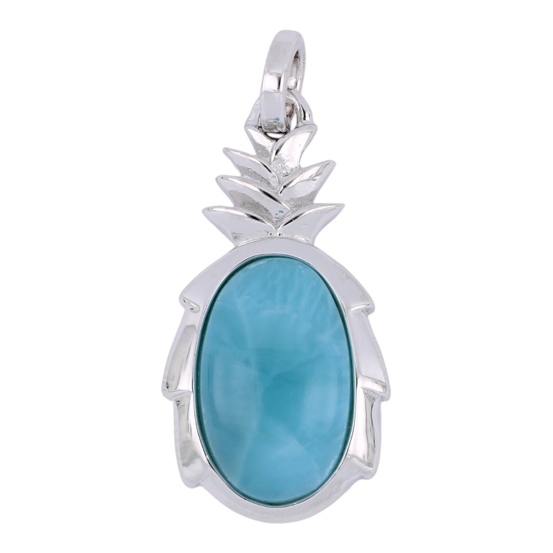 Larimar Pineapple Pendant Not Net