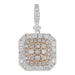 Pink Diamond Pendant (Pink Diamond 0.42 cts. White Diamond 0.75 cts.) Not Net