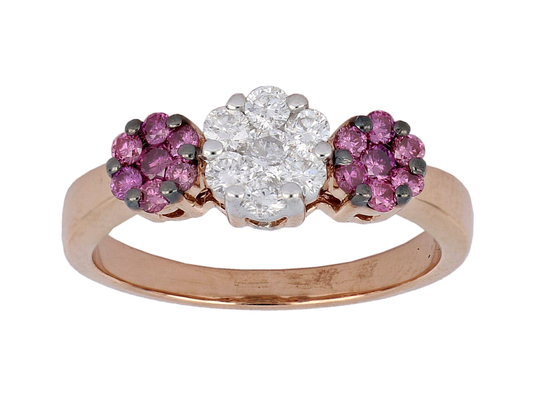 Purple Diamond Ladies Ring (Purple Diamond 0.37 cts. White Diamond 0.41 cts.) Not Net