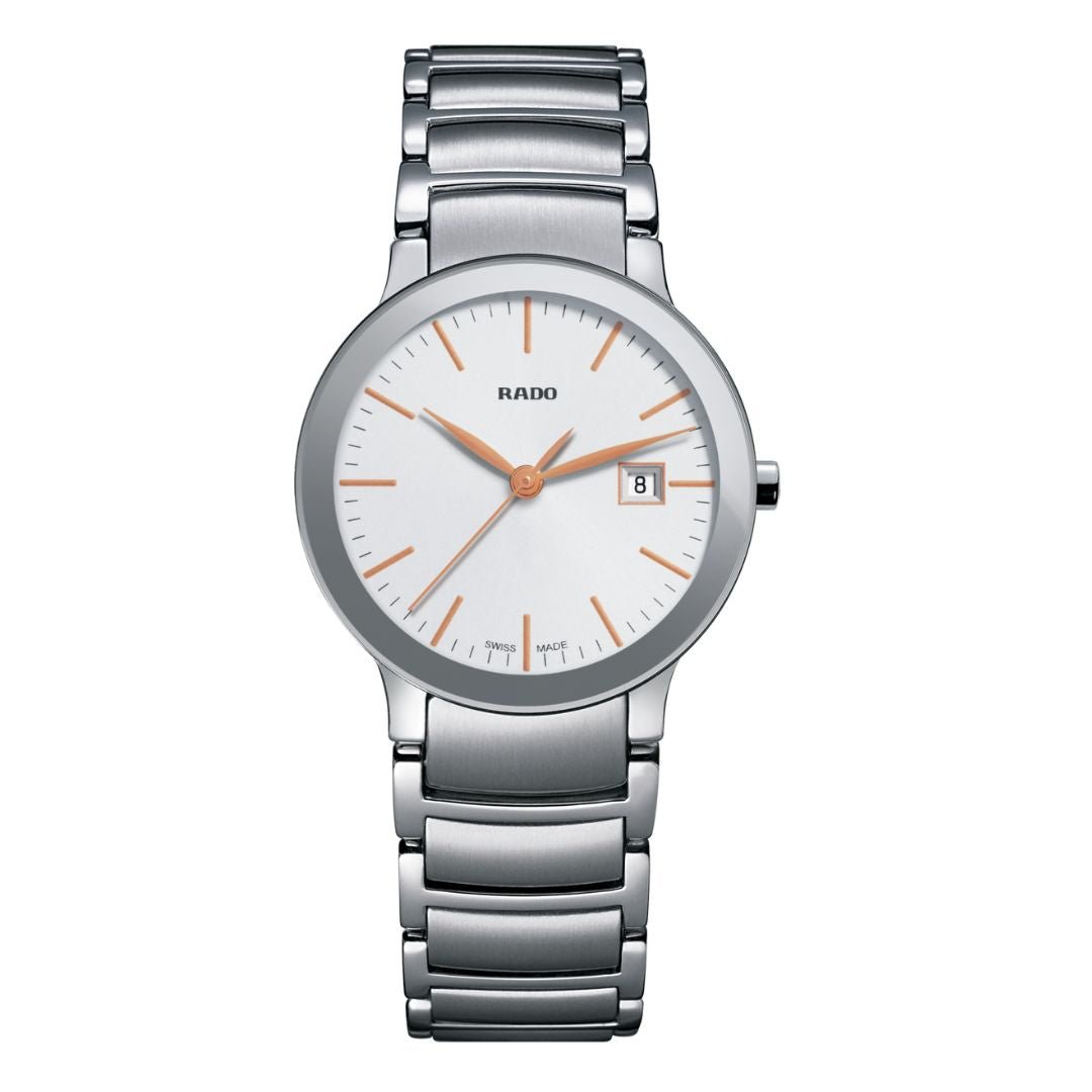 RADO Ladies Watch Centrix Small Silver Dial (Centrix 28mm) Not Net