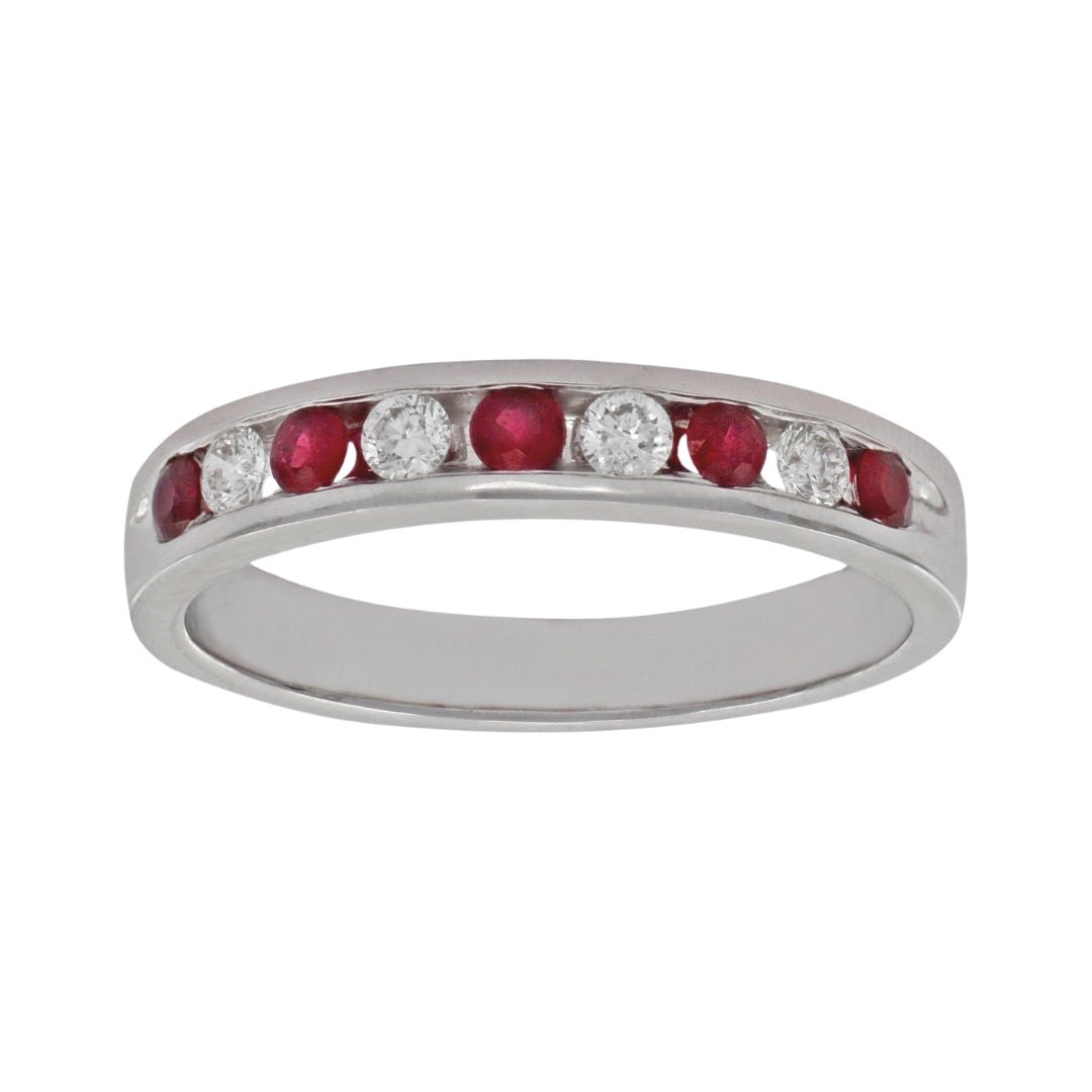 Ruby Ring (Ruby 0.27 cts. White Diamond 0.17 cts.) Not Net