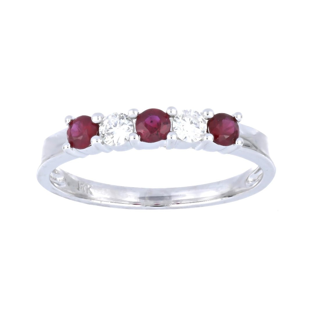 Ruby Ring (Ruby 0.33 cts. White Diamond 0.2 cts.) Not Net