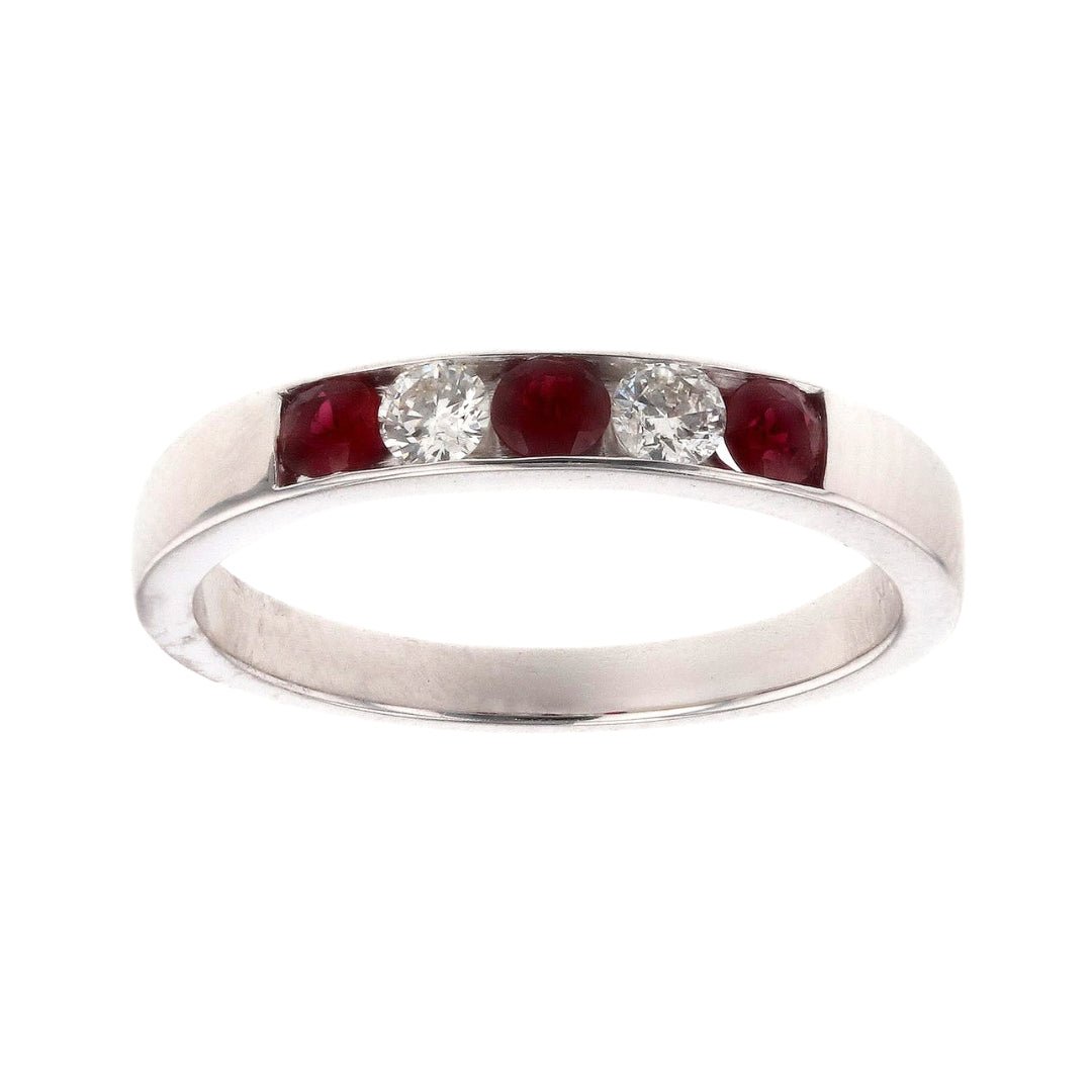 Ruby Ring (Ruby 0.35 cts. White Diamond 0.2 cts.) Not Net