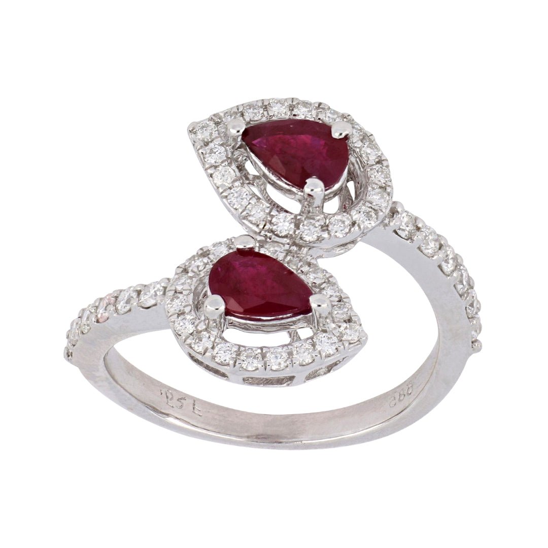 Ruby Ring (Ruby 1.11 cts. White Diamond 0.52 cts.) Not Net