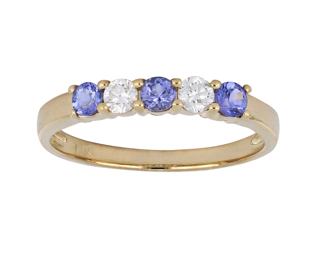 Tanzanite Ladies Ring (Tanzanite 0.35 cts. White Diamond 0.21 cts.) Not Net