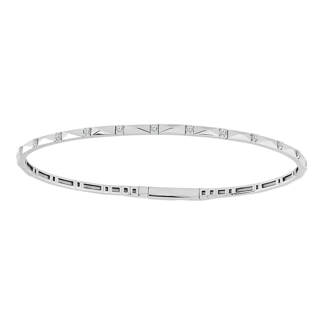 White Diamond Bangle (White Diamond 0.17 cts.) Not Net