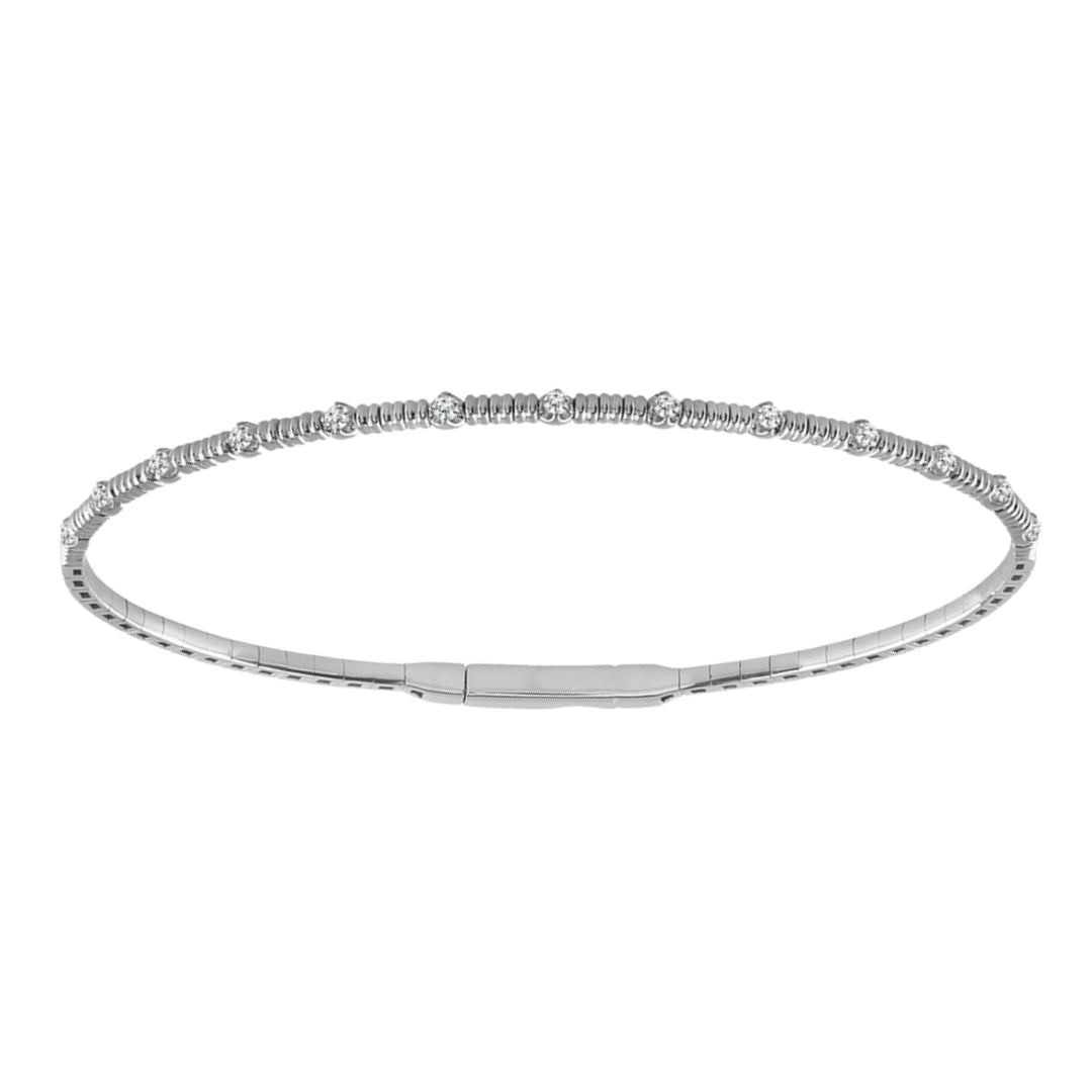 White Diamond Bangle (White Diamond 0.2 cts.) Not Net