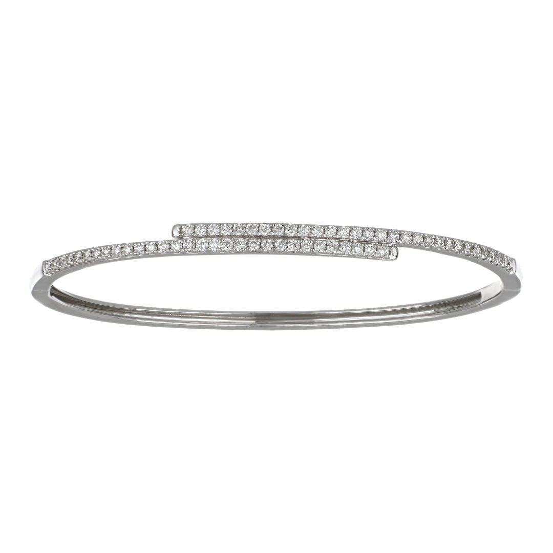 White Diamond Bangle (White Diamond 0.86 cts) Not Net