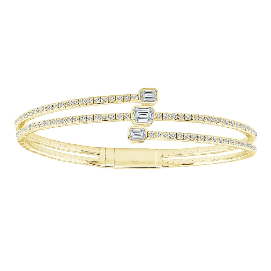 White Diamond Bangle (White Diamond 1 cts. White Diamond 0.52 cts.) Not Net