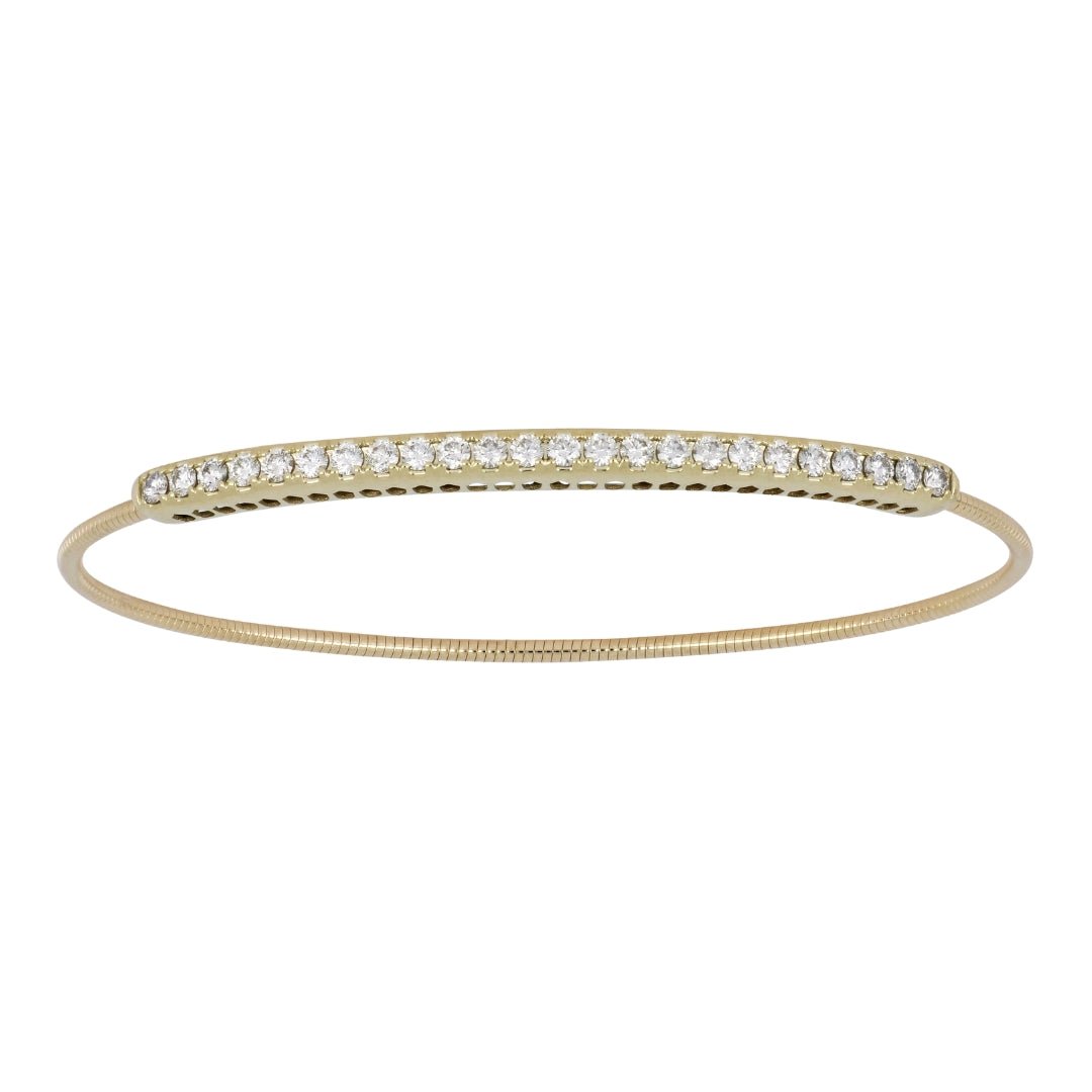 White Diamond Bangle (White Diamond 1 cts.) Not Net