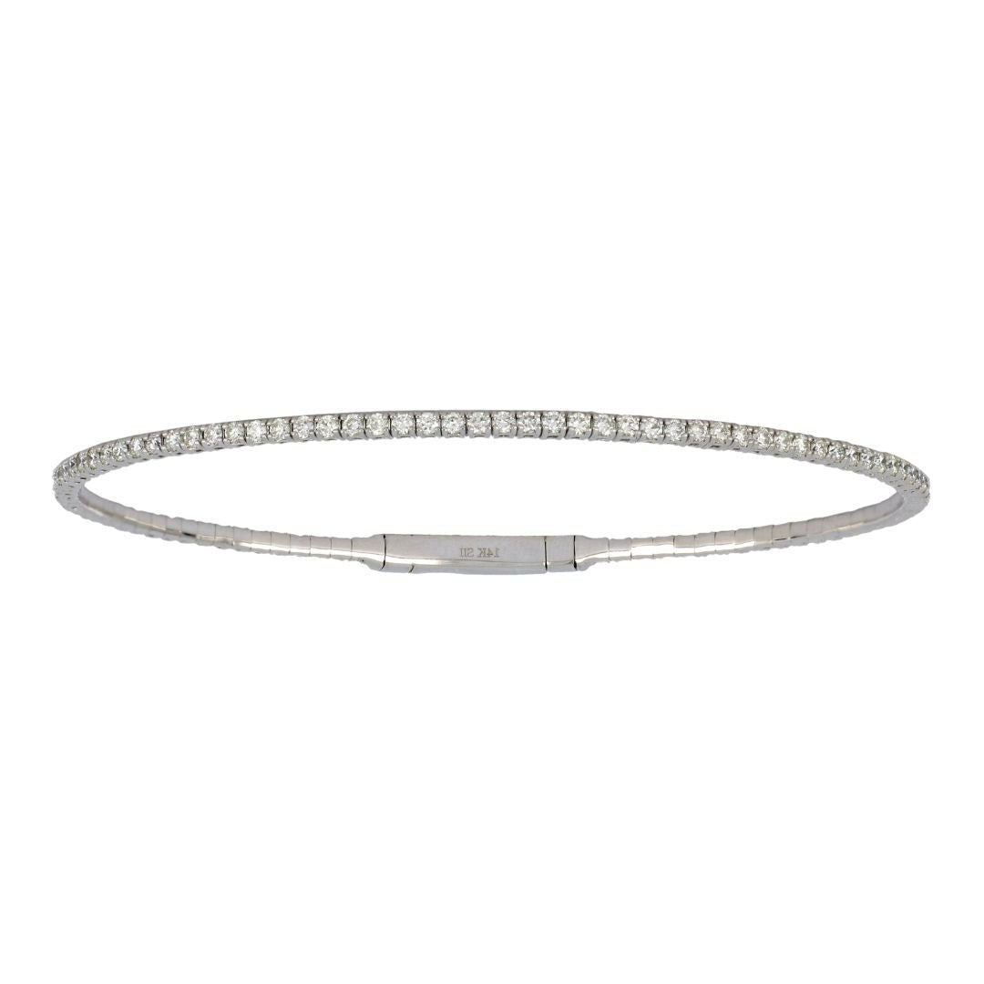 White Diamond Bangle (White Diamond 1.34 cts.) Not Net